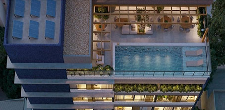 Apartamentos de Um e Dois Quartos no Blue Barra, Salvador