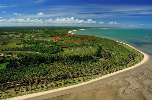 Terreno à Beira-Mar Adequado para Hotel, Resort e Condomínio de Luxo