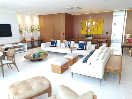 Apartamento de 4 Quartos com Linda Vista para o Mar no Horto Florestal