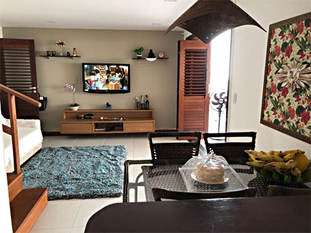 Casa Geminada de 2 Quartos em um Condomínio à Beira-mar