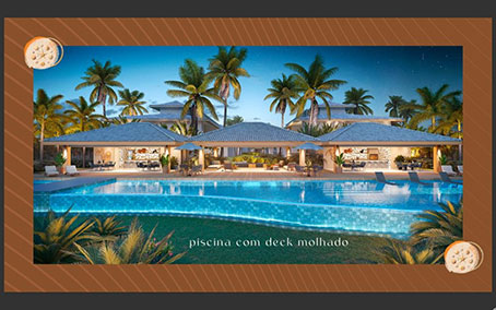 Apartamentos de Dois e Três Quartos em Porto Itacimirim