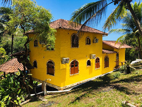 Grande Casa Rústica de 4 Quartos em Morro de São Paulo