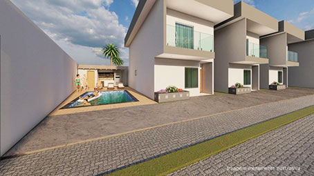 Apartamentos Duplex De Dois Quartos Em Um Novo Condomínio