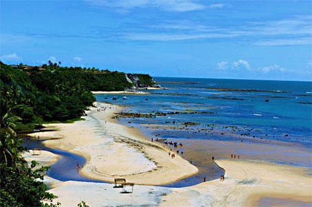 Praia do Espelho - Pousada Próxima a uma Bela Praia
