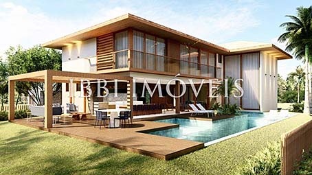 Nova Mansão de 7 Quartos em Condomínio Exclusivo na Praia do Forte
