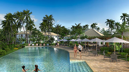 Apartamentos no Condomínio Vila do Lago na Praia do Forte